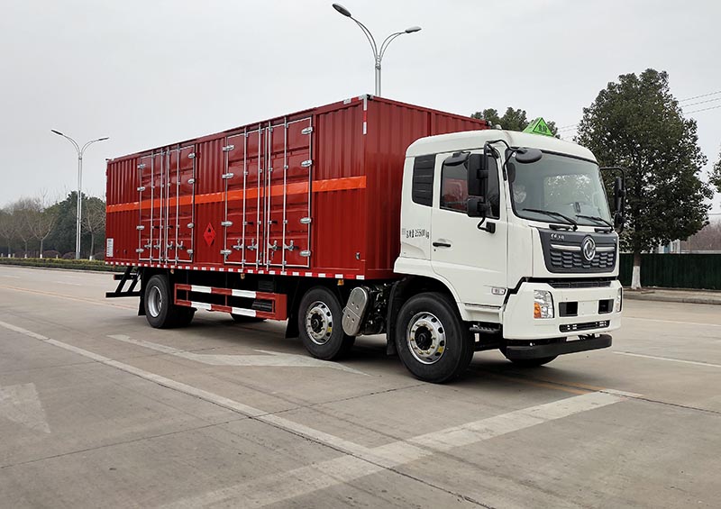 舜德牌SDS5264XRQDF6型易燃氣體廂式運輸車